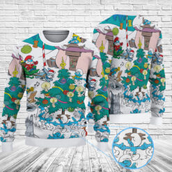 The Smurfs Christmas Knitted Sweater