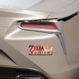 Alternative view of The Legend of Zelda Edition Laser Engraved or 3D Inlayed Car Name Badge