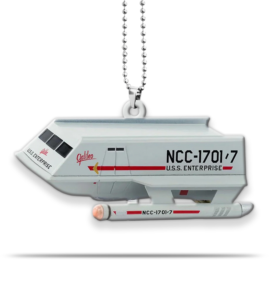 Star Trek Class F Shuttle Galileo II StarShip Acrylic Car Ornament - Image 3