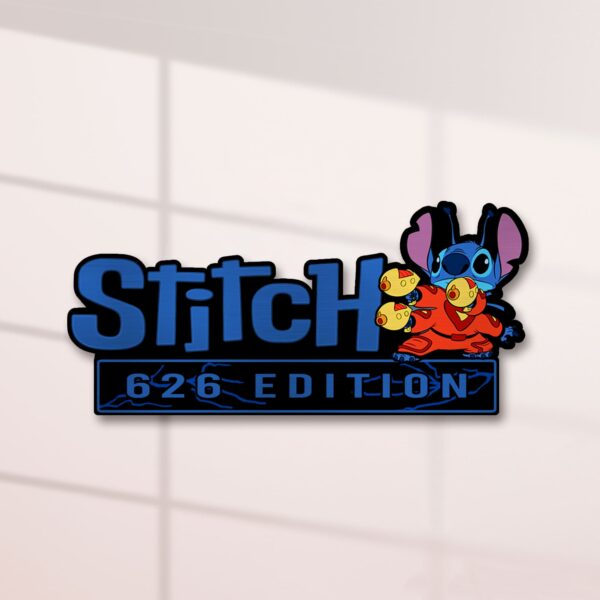 Stitch Experiment 626 Edition Laser Engraved or 3D Inlayed Car Name Badge 7 - Image 5
