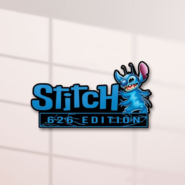 Stitch Experiment 626 Edition Laser Engraved or 3D Inlayed Car Name Badge 8 - Image 6