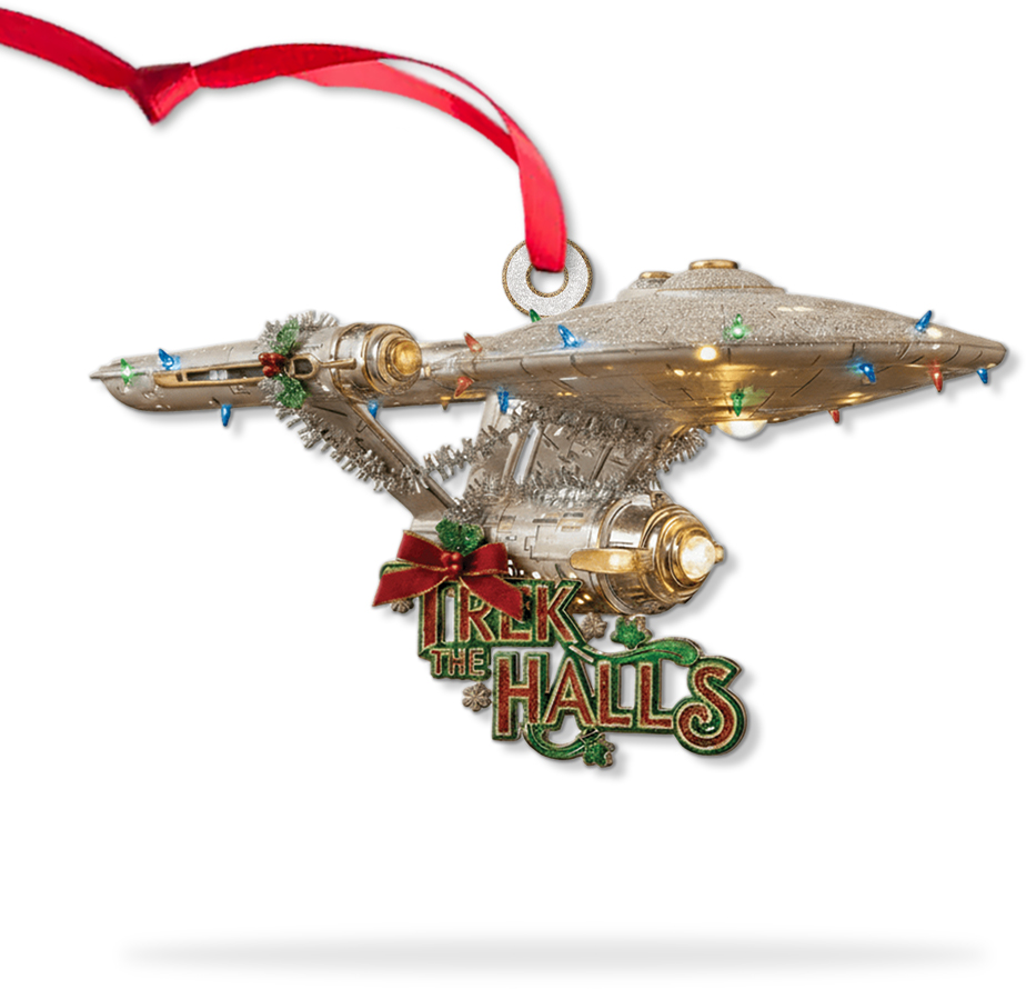 Star Trek NCC-1701 Trek The Halls Christmas Ornament Style 2 - Image 6