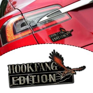 Hookfang Edition Laser Engraved or 3D Inlayed Car Name Badge