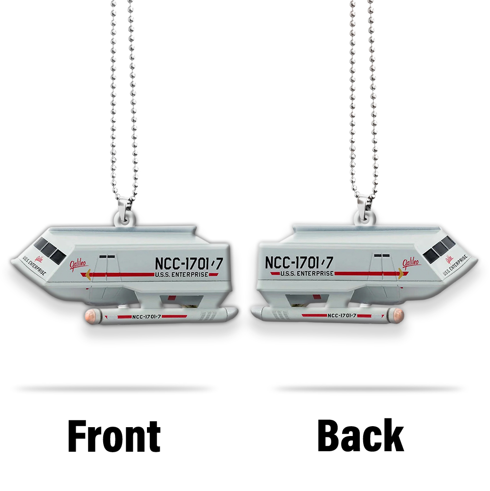 Star Trek Class F Shuttle Galileo II StarShip Acrylic Car Ornament - Image 4