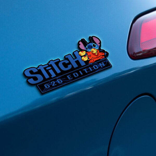 Stitch Experiment 626 Edition Laser Engraved or 3D Inlayed Car Name Badge 7 - Image 4