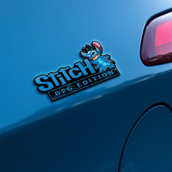 Stitch Experiment 626 Edition Laser Engraved or 3D Inlayed Car Name Badge 8 - Image 5