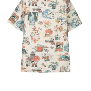 Alternative view of Snoopy Tropical Hawaiian Shirt – THK1825