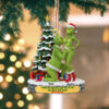 Personalized Grinch Couple Christmas Ornament