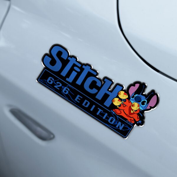 Stitch Experiment 626 Edition Laser Engraved or 3D Inlayed Car Name Badge 7 - Image 3