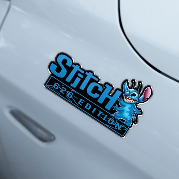 Stitch Experiment 626 Edition Laser Engraved or 3D Inlayed Car Name Badge 8 - Image 4