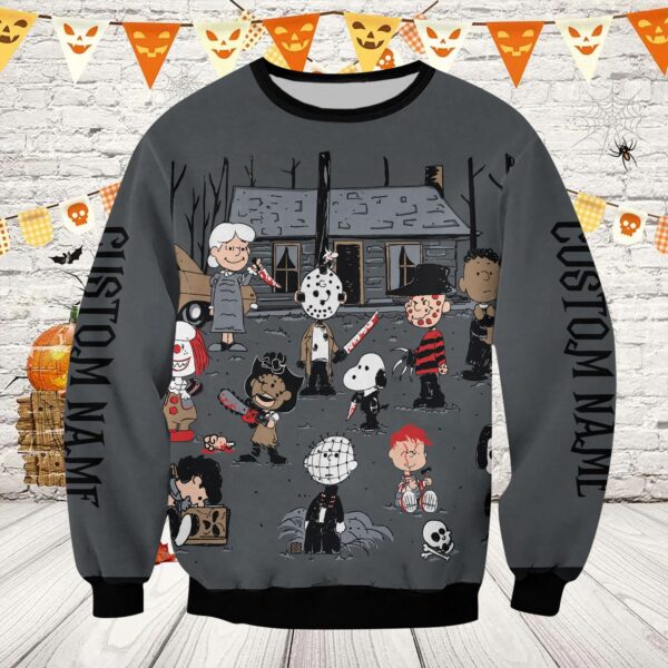Horror Snoopy Halloween Unisex Sweatshirt - Image 2
