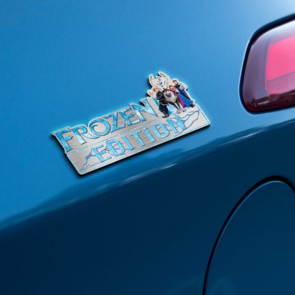 Frozen Edition Laser Engraved or 3D Inlayed Car Name Badge - Image 3