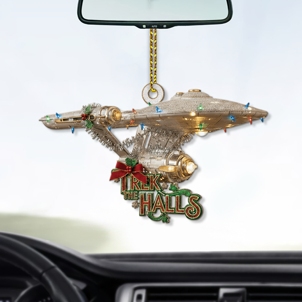Star Trek NCC-1701 Trek The Halls Christmas Ornament Style 2 - Image 4