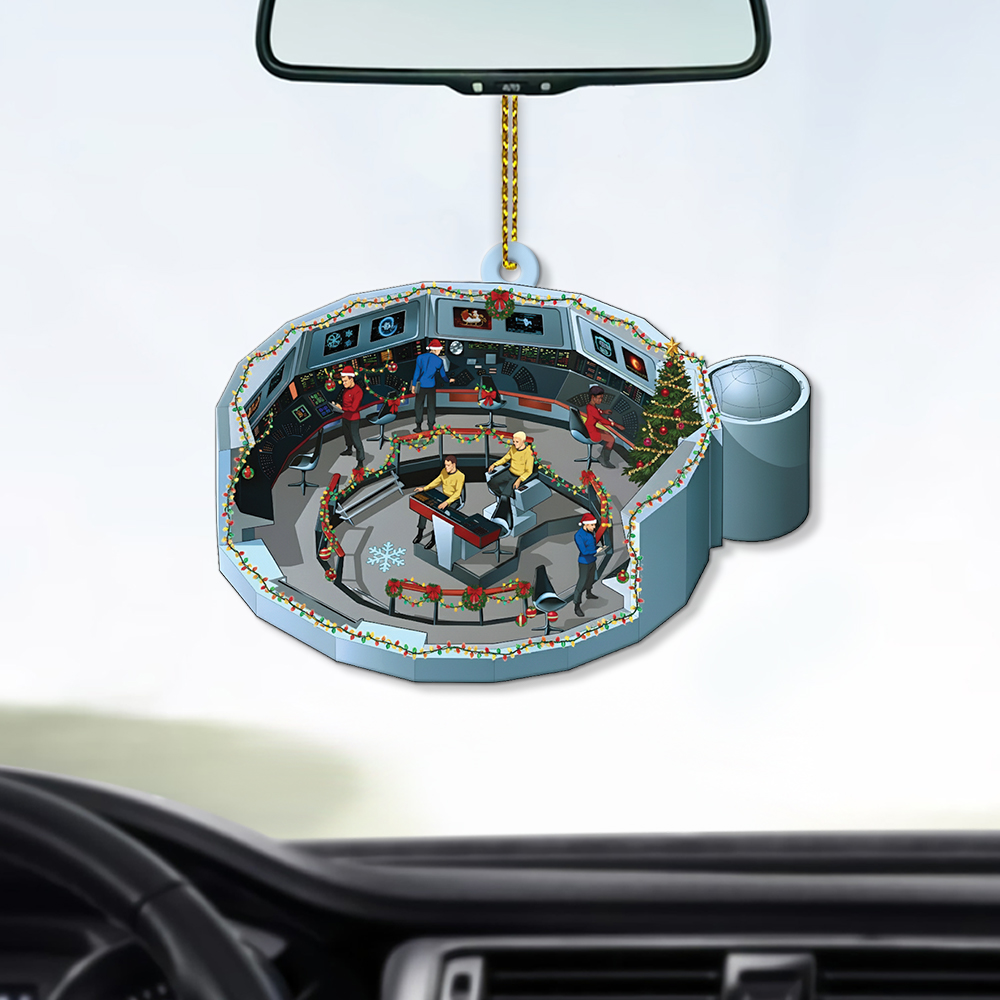 Star Trek NCC-1701 2255-2269 Bridge Enterprise Christmas Ornament - Image 3