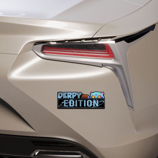 Derpy KPOP Blue Demon Tiger Edition Laser Engraved or 3D Inlayed Car Name Badge - Image 2