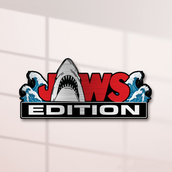 Jaws Edition Laser Engraved or 3D Inlayed Car Name Badge - Image 4