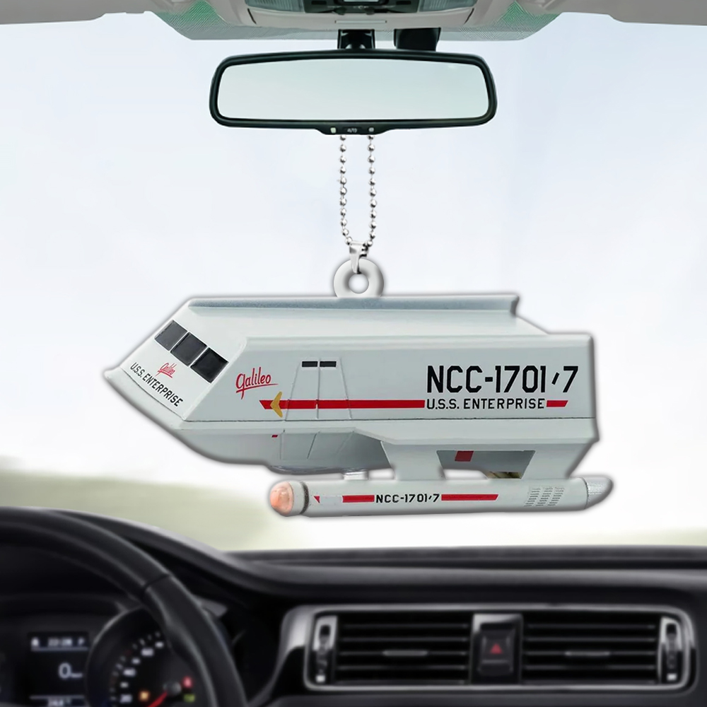 Star Trek Class F Shuttle Galileo II StarShip Acrylic Car Ornament