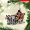 Personalized Darth Vader with AT-AT Reindeer Christmas Ornament