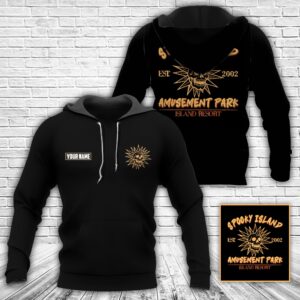 Alternative view of Personalized Spooky Island Scooby Doo 3D Apparel