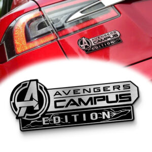 Avengers Campus Edition Laser Engraved Car Name Badge