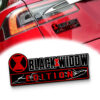 Black Widow Edition Laser Engraved Car Name Badge