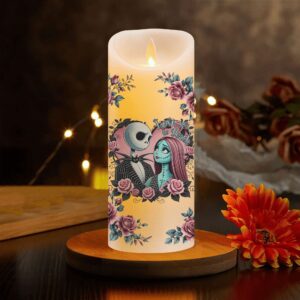 Alternative view of Jack And Sally Love You To Death The Nightmare Before Christmas Led Candle