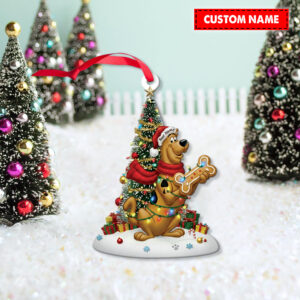 Alternative view of Personalized Scooby Doo Christmas Ornament
