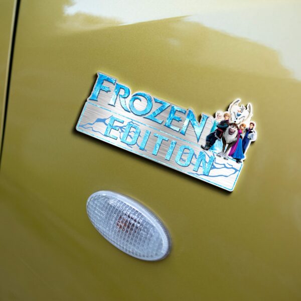 Frozen Edition Laser Engraved or 3D Inlayed Car Name Badge - Image 5