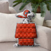 Snoopy In Red Baron Custom Shape Pillow