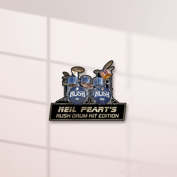 Neil Peart's Rush Drum Kit Edition Laser Engraved or 3D Inlayed Car Name Badge - Image 4