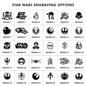 Alternative view of Personalized Star Wars Wallet 113478