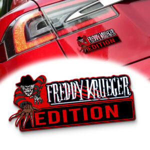 Freddy Krueger Edition Laser Engraved Car Name Badge