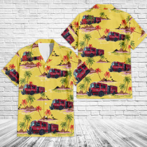 Garden City Fire Department Hawaiian Shirt Version 2