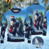 Godzilla Christmas Knitted Sweater