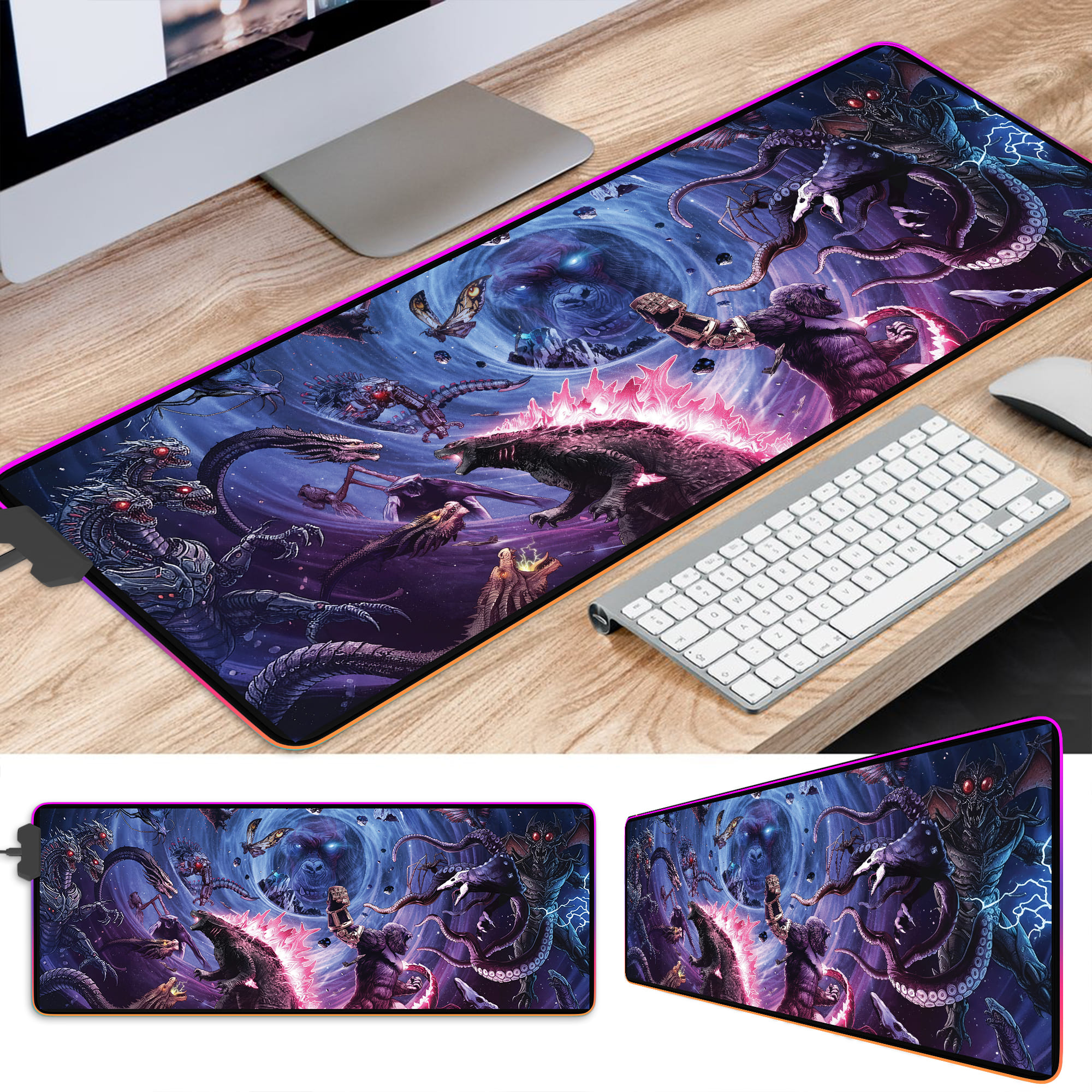 Godzilla team LED Desk Mat - Image 3