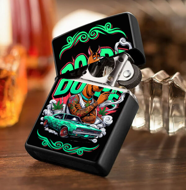 Dope Weed Dog Zippo Lighters - Image 2
