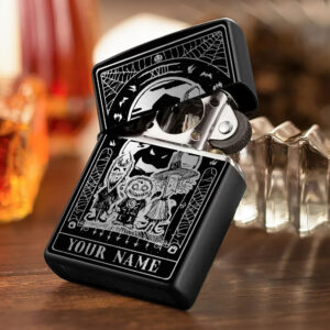 Alternative view of Personalized Nightmare Before Christmas Lock, Shock, Barrel Zippo Lighters
