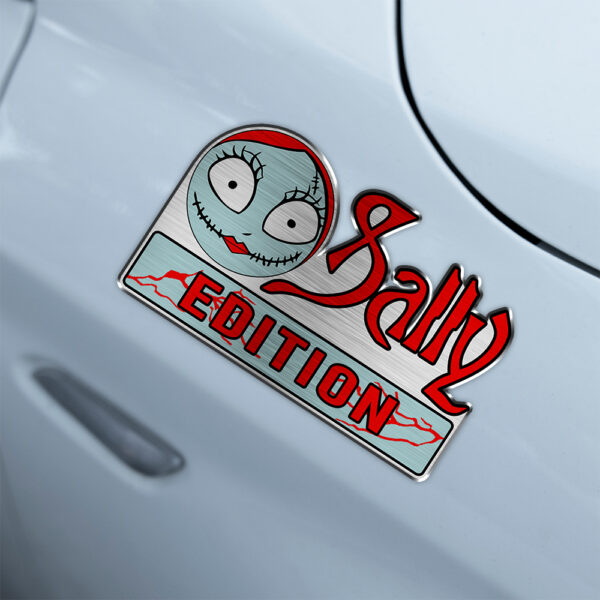 Personalized Sally Edition Laser Engraved or 3D Inlayed Car Name Badge - Image 2