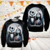 Jack And Sally The Nightmare Before Christmas We're Simply Meant To Be Halloween Unisex Sweatshirt