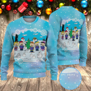Snoopy And Friends Christmas Knitted Sweater