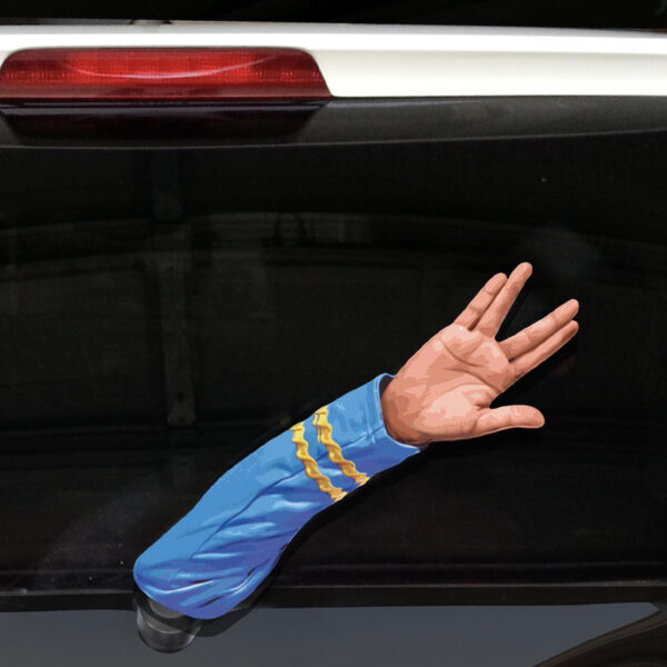 Live Long Defroster Spock Waving Arm WiperTags - Image 2