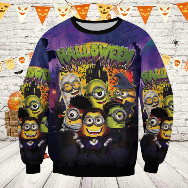 Minions Halloween Unisex Sweatshirt - Image 2