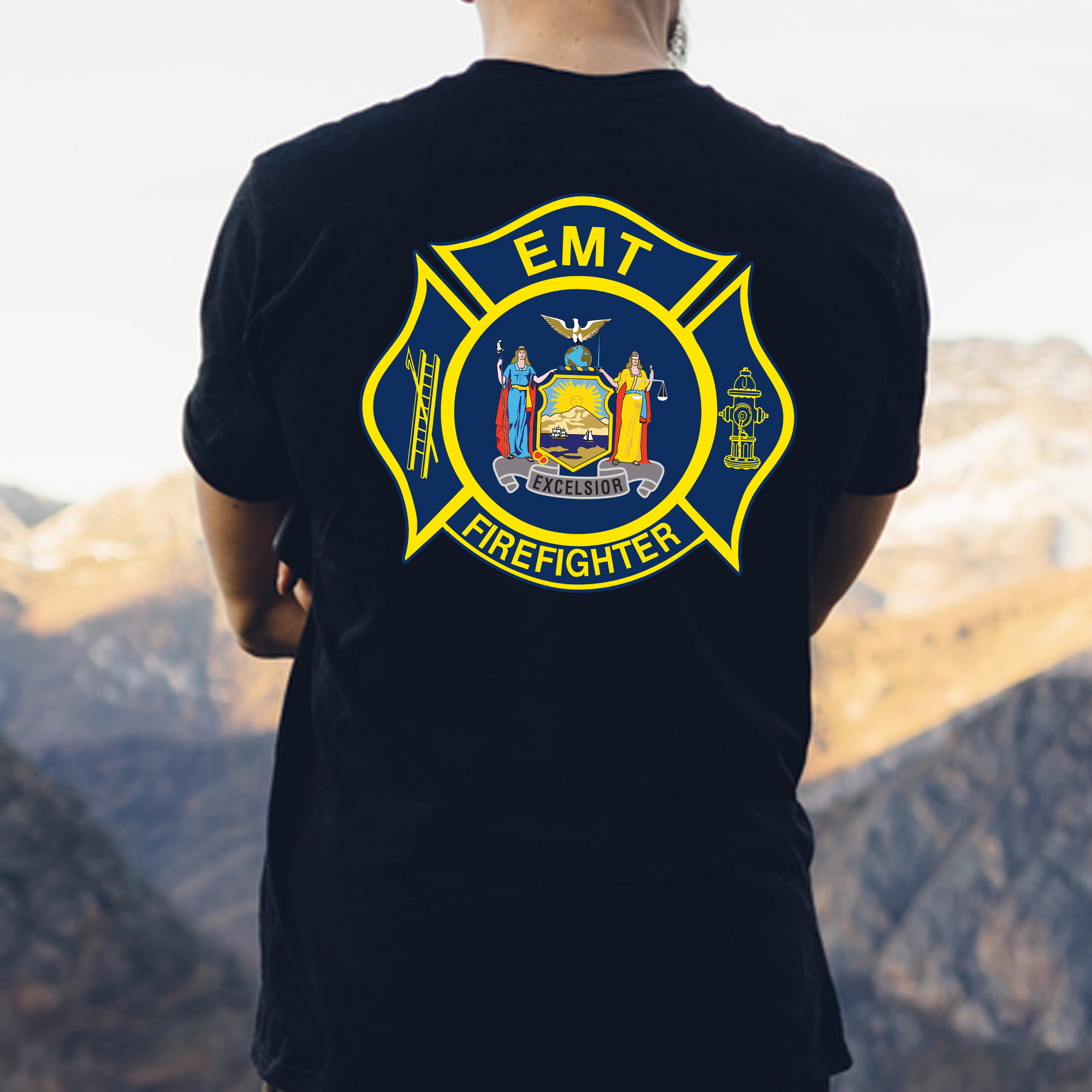 New York Fire Department Pompiers Classic T-Shirt