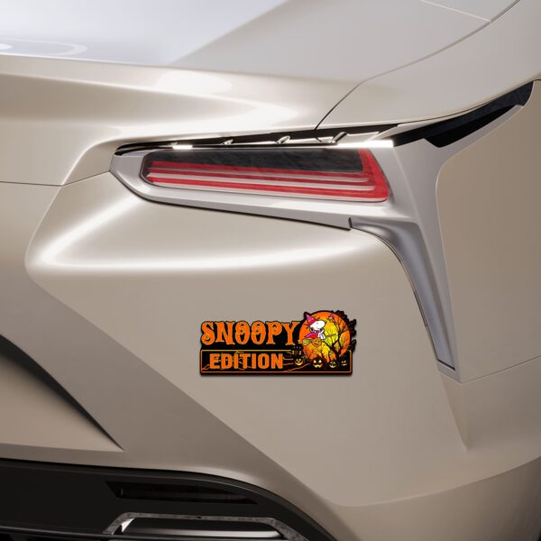 Snoopy Halloween Edition Laser Engraved or 3D Inlayed Car Name Badge Version 2 - Image 5