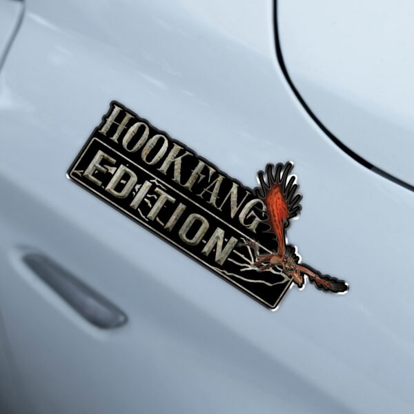 Hookfang Edition Laser Engraved or 3D Inlayed Car Name Badge - Image 4