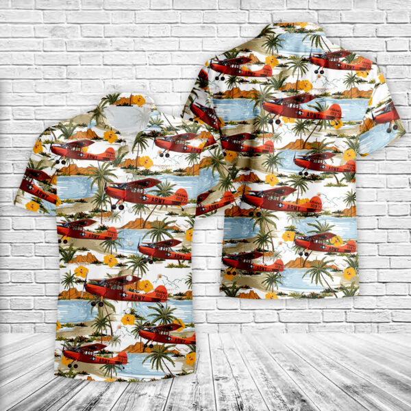 Orange L-19 Hawaiian Shirt Version 1