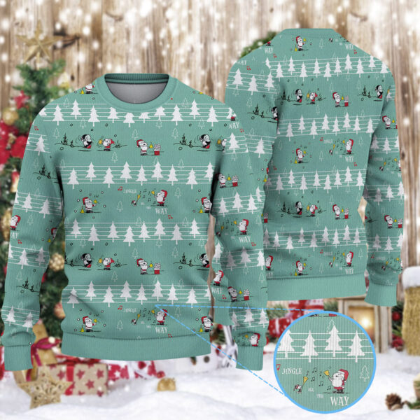 Peanuts Snoopy Christmas Knitted Sweater