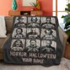 Personalized Horror Characters Halloween Blanket