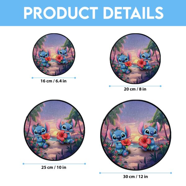 Stitch Flower Stained Glass Suncatcher - Image 6