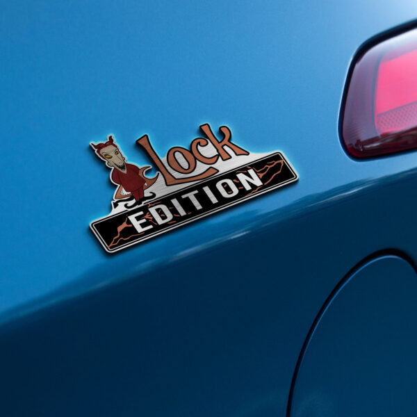 Personalized Lock Edition Laser Engraved or 3D Inlayed Car Name Badge - Image 3
